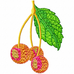 Cherry Embroidery Design 2 Cherry Embroidery Design 2